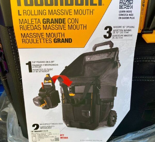 Тележка/ ящик для инструментов ToughBuilt L Rolling Tote PocketTB-CT-61-14