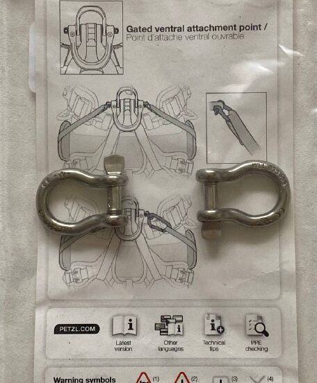 Скобы для рабочего сиденья PODIUM |PETZL SHAKLES|